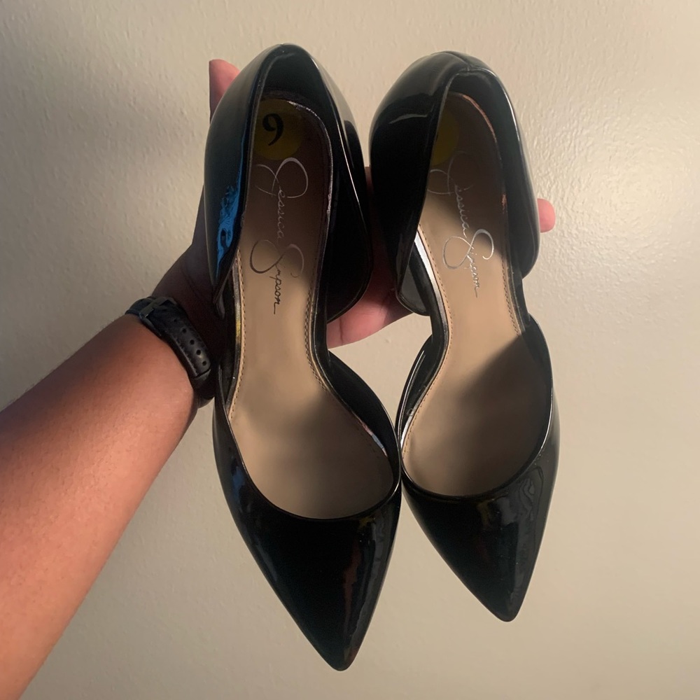 Black Patent Jessica Simpson Heels